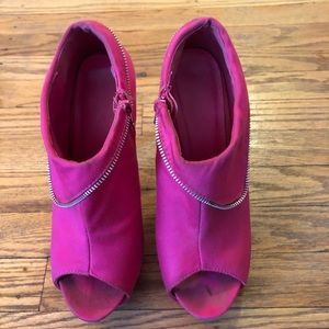 Open Toe Heel Booties